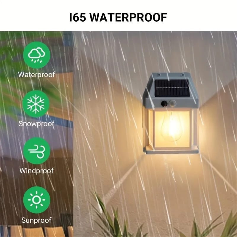 Solar Wall Lamp – Waterproof Outdoor Light (Motion Sensor)