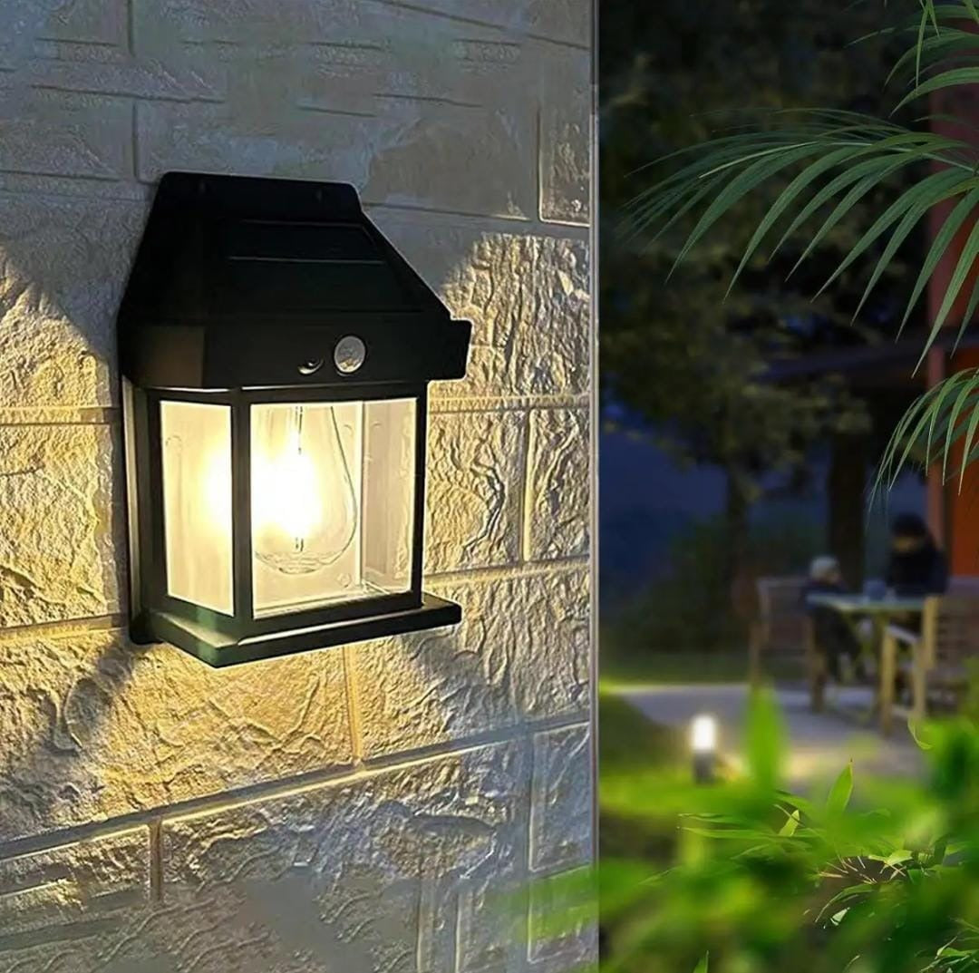 Solar Wall Lamp – Waterproof Outdoor Light (Motion Sensor)